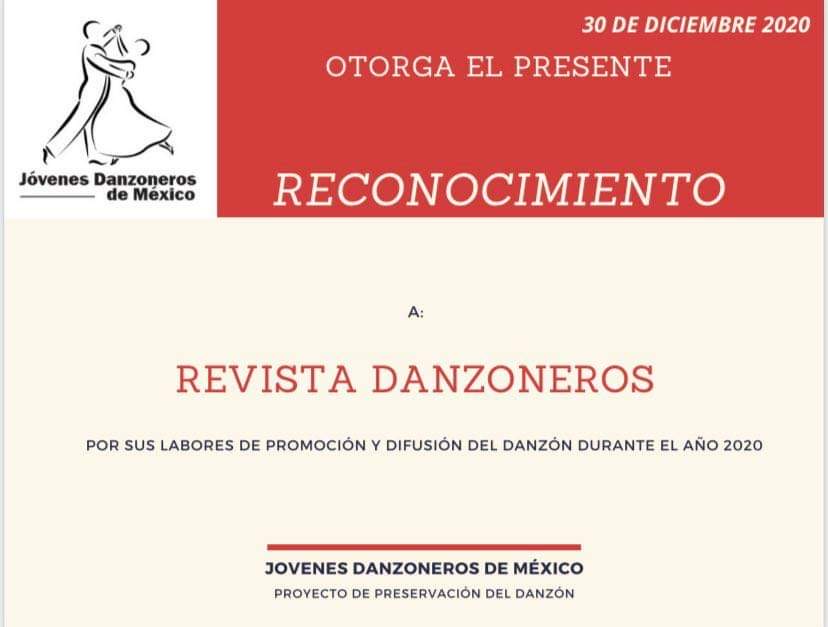 Reconocimiento revisaste danzoneros