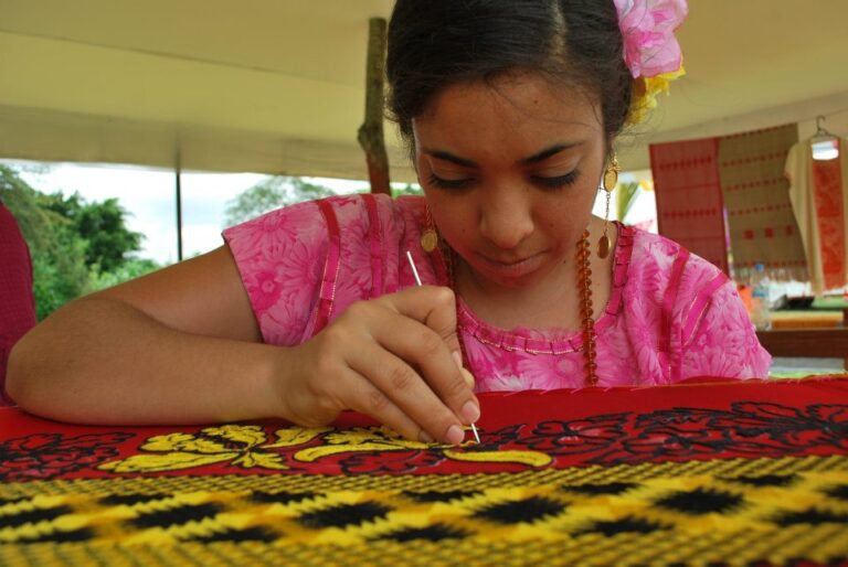 Este libro busca rescatar las tradiciones textiles del Istmo de Tehuantepec
