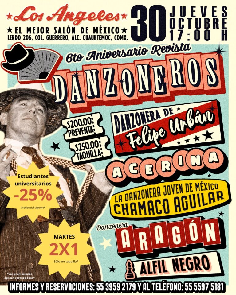 Restricciones para las promociones del 6to aniversario de Revista Danzoneros