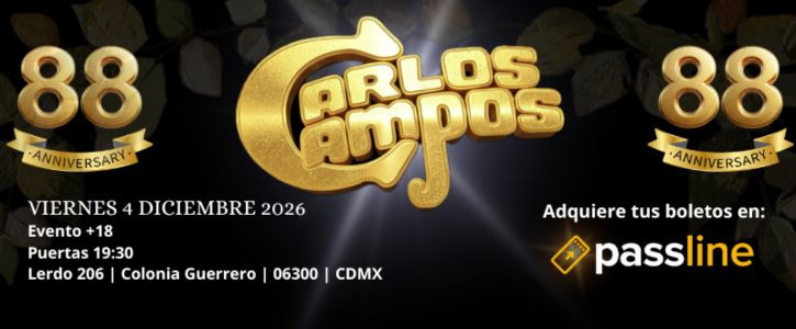 88° Aniversario de la Orquesta de Carlos campos